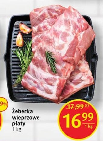 Delikatesy Centrum Żeberka wieprzowe płaty 1 kg oferta