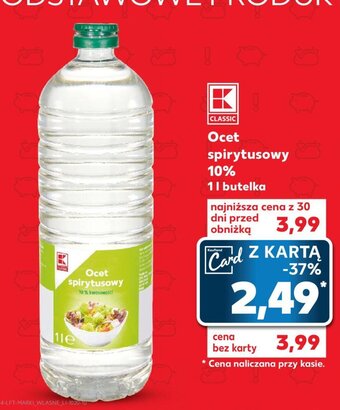 Kaufland Ocet spirytusowy 10% 1l oferta