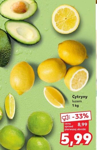 Kaufland Cytryny luzem 1 kg oferta