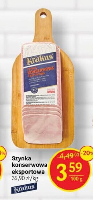 Delikatesy Centrum Szynka konserwowa eksportowa 100 g oferta