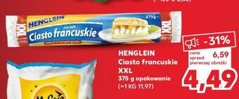 Kaufland HENGLEIN Ciasto francuskie XXL 375g oferta