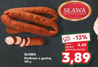 Kaufland SŁAWA Kiełbasa z gęsiną 100 g oferta