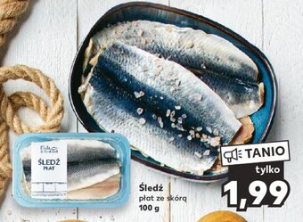 Kaufland Śledź płat ze skórą 100 g oferta