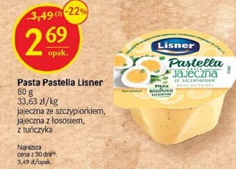 Delikatesy Centrum Pasta Pastella Lisner 80 g oferta