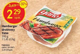 Delikatesy Centrum Hamburger drobiowy Yano 200 g oferta