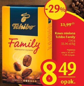 Delikatesy Centrum Kawa mielona Tchibo Family 250 g oferta