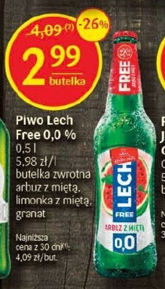 Delikatesy Centrum Piwo Lech Free 0,0 % 0,5 l oferta
