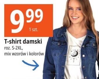E.Leclerc T-shirt damski roz. S-2XL, mix wzorów i kolorów oferta