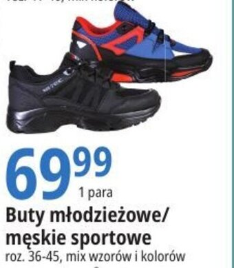 E.Leclerc Buty młodzieżowe/ męskie sportowe roz. 36-45, mix wzorów i kolorów oferta