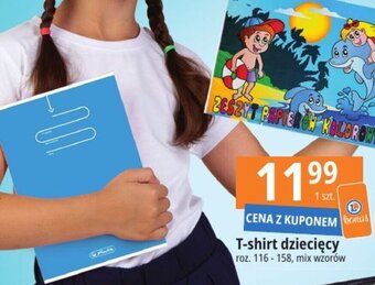 E.Leclerc T-shirt dziecięcy roz. 116 - 158, mix wzorów oferta