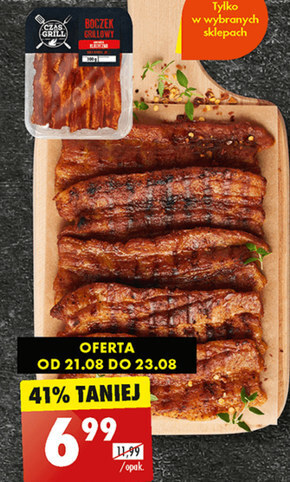 Biedronka Boczek na grilla czas na grill oferta