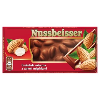 Stokrotka Optima Nussbeisser czekolada mleczna z całymi migdałami 100 g oferta