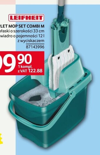 Selgros Mop z kijem leifheit oferta