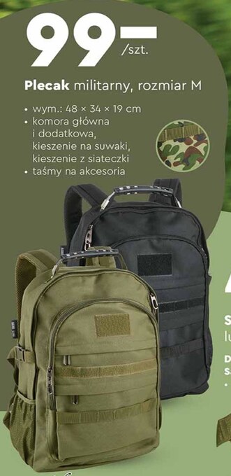 Biedronka Plecak semi line oferta