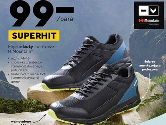 Biedronka Buty sportowe męskie hi mountain oferta