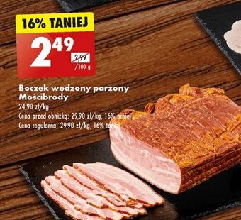 Biedronka Boczek wędzony parzony oferta