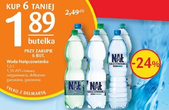 Delikatesy Centrum Woda Nałęczowianka 1,5 l oferta
