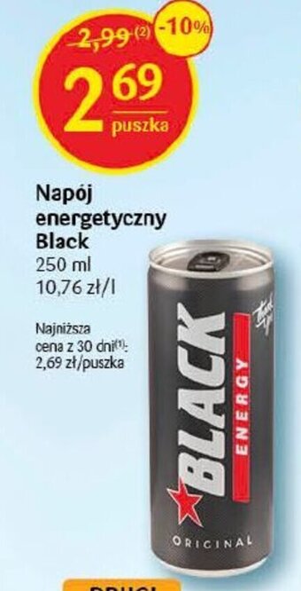 Delikatesy Centrum Napój energetyczny Black 250 ml oferta