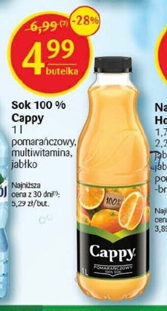 Delikatesy Centrum Sok 100 % Cappy 1 l oferta