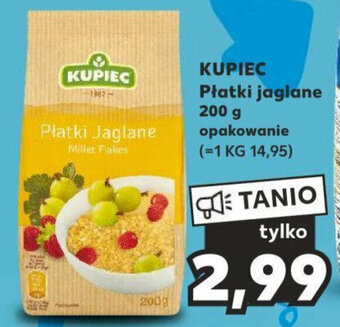 Kaufland KUPIEC Płatki jaglane 200g oferta
