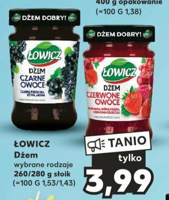 Kaufland ŁOWICZ Dżem 260/280g oferta