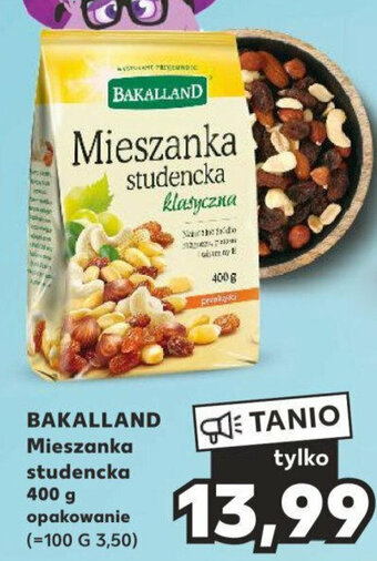 Kaufland BAKALLAND Mieszanka studencka 400 g oferta