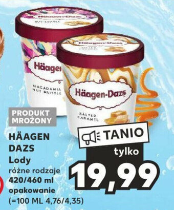 Kaufland Häagen-Dazs Lody 420/460ml oferta