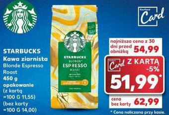 Kaufland STARBUCKS Kawa ziarnista 45-g oferta