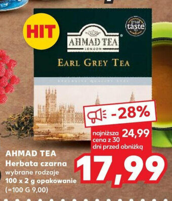 Kaufland AHMAD TEA Herbata czarna 100 x 2 g oferta