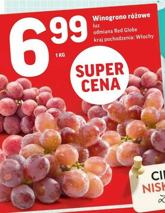 Intermarche Winogrono różowe oferta
