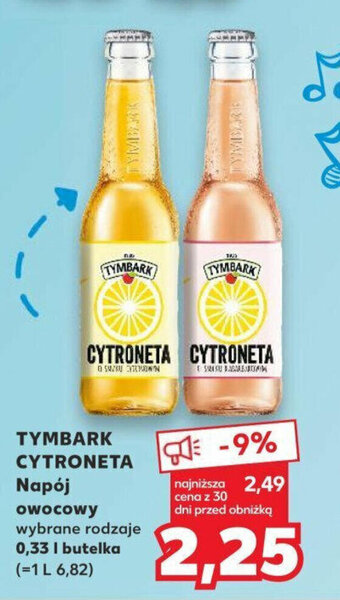 Kaufland TYMBARK CYTRONETA Napój owocowy 0,33 l oferta