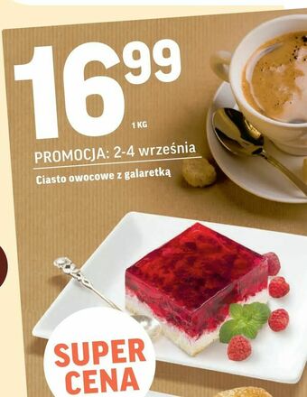 Intermarche Ciasto owocowe z galaretką oferta