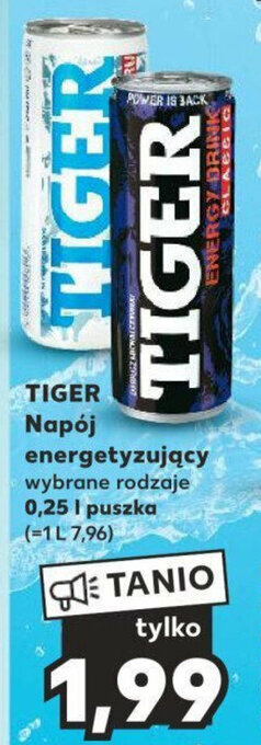 Kaufland TIGER Napój energetyzujący 0,25 l oferta