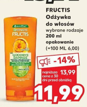 Kaufland FRUCTIS Odżywka do włosów 200 ml oferta