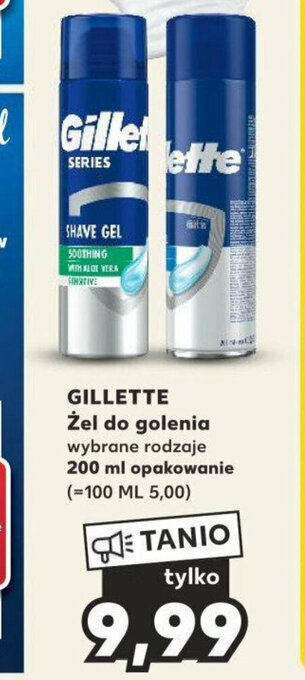 Kaufland GILLETTE Żel do golenia 200 ml oferta