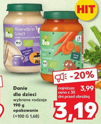 Kaufland Danie dla dzieci 190g oferta