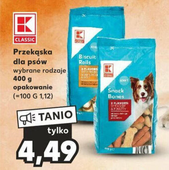 Kaufland Przekąska dla psów 400 g oferta
