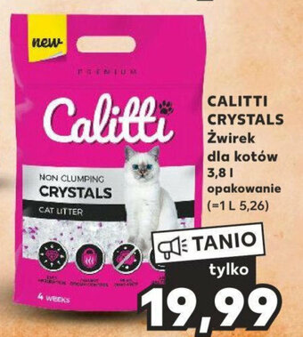 Kaufland CALITTI CRYSTALS Żwirek dla kotów 3,8l oferta