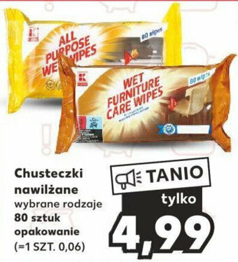 Kaufland Chusteczki nawilżane 80 sztuk oferta