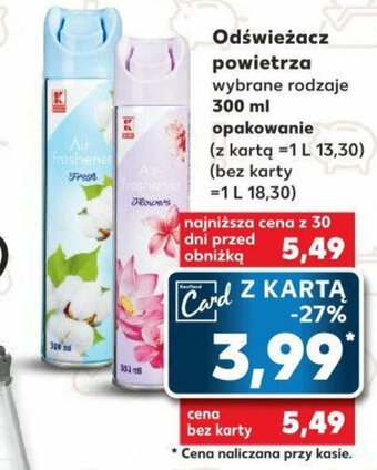 Kaufland Odświeżacz powietrza 300 ml oferta