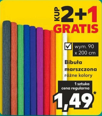 Kaufland Bibuła marszczona 90x200cm oferta