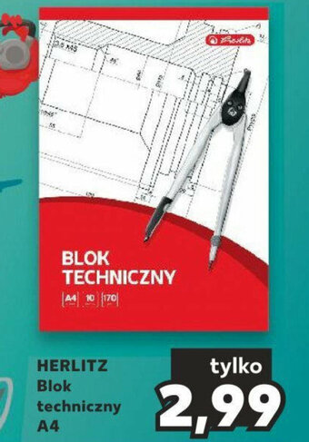 Kaufland HERLITZ Blok techniczny A4 oferta