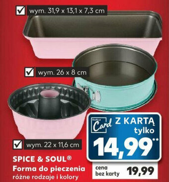 Kaufland SPICE & SOULⓇ Forma do pieczenia różne rodzaje i kolory oferta