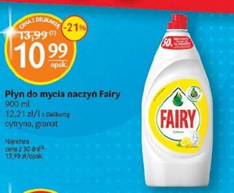 Delikatesy Centrum Płyn do mycia naczyń Fairy 900 ml oferta