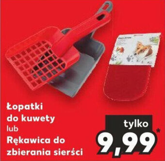 Kaufland Łopatki do kuwety lub Rękawica do zbierania sierści oferta