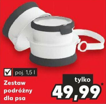 Kaufland Zestaw podróżny dla psa poj. 1,5l oferta