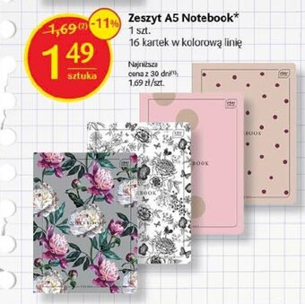 Delikatesy Centrum Zeszyt A5 Notebook* 1 szt. oferta