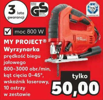 Kaufland MY PROJECT® Wyrzynarka moc 800 W oferta