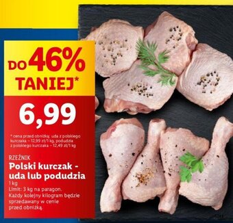 Lidl Polski kurczak - uda lub podudzia 1 kg oferta