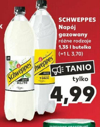 Kaufland SCHWEPPES gazowany różne rodzaje 1,35 I butelka oferta